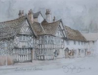 Lot 357 - Haydn Jones, Sweetbriar Hall, watercolour.