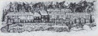 Lot 371 - Pat Cooke, Old Knutsford, Cheshire, ink drawing.