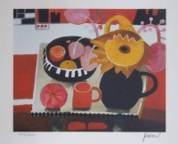 Lot 391 - After Mary Fedden, The Orange Mug, signed print.