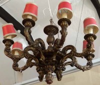 Lot 426 - Gilt centre light fitting.