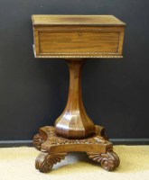 Lot 435 - Mahogany Teapoy