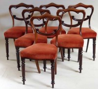 Lot 447 - Six dining chairs.