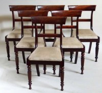 Lot 461 - 6 mahogany dining chairs.