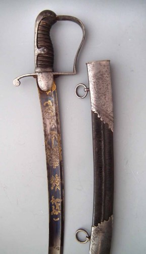 Lot 58 - 1796 pattern Officers Light cavalry sabre  by S.
