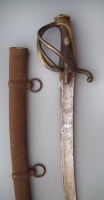 Lot 61 - French cavalry Trooper's sabre dated 1813   the