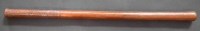 Lot 83 - Oceanic Fijian Island pole club,   with chip carved