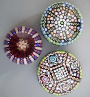 Lot 98 - Three Perthshire paperweights