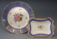 Lot 137 - Spode plate circa 1810,   painted with a central