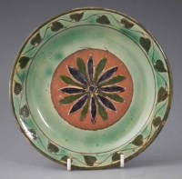 Lot 177 - Della Robbia plate by Liz Wilkins dated