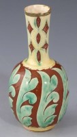 Lot 190 - Della Robbia vase painted by Annie Davis.