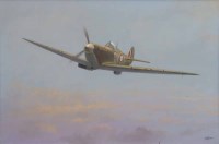 Lot 300 - G.E. Lea, Spitfire Mk. I, oil on canvas.