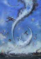 Lot 330 - David Wilde, Somme Air War, 1916, acrylic.