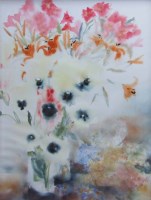 Lot 361 - Caroline Bailey, Floral still life, watercolour.