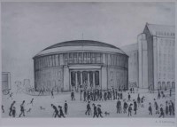 Lot 420 - After L.S. Lowry, The Reference Library, signed limited edition print.