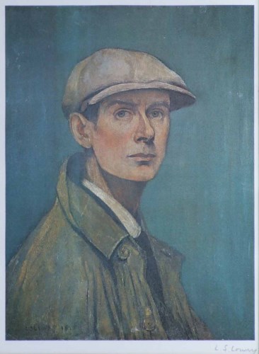 Lot 421 - After L.S. Lowry, Self portrait, signed