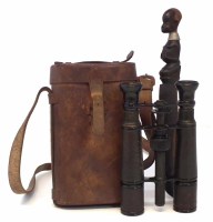 Lot 43 - Pair of Boer War period Anastigmat 11x Binoculars