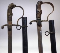 Lot 49 - Two German Imperial Infantry swords.