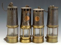 Lot 6 - Four safety lamps