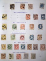 Lot 111 - Mainly European stamp collection in album and on leaves, including early issues from Austria, Baden, Bavaria, Bosnia and Serbia and Wurttemberg.