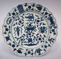 Lot 147 - Worcester plates circa 1775,  painted with the
