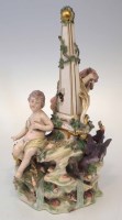 Lot 150 - Derby Obelisk group circa 1770   modelled with a