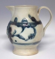 Lot 156 - Staffordshire stoneware saltglazed jug