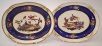 Lot 193 - Two Sevres dishes painted with birds