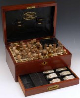 Lot 11 - Homeopathic mahogany box.