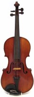 Lot 42 - J.T.L. Salvator c. 1896 violin with mid 19th
