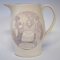 Lot 139 - Cream ware Sir Ralph Abercromby commemorative jug
