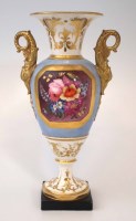 Lot 158 - English porcelain Empire style vase circa 1830