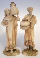 Lot 210 - Pair of Royal Worcester figures.