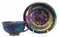 Lot 215 - Ruskin cup and saucer.
