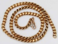 Lot 297 - Rose gold necklace chain 9ct.