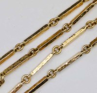 Lot 298 - Unmarked chain with elongated links.