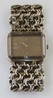 Lot 355 - Omega de Ville silver watch