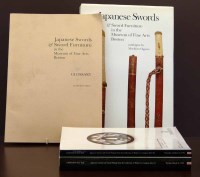 Lot 55 - Japanese swords and three other volumes.