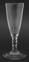Lot 70 - 18thC Facet Stem Ale Glass