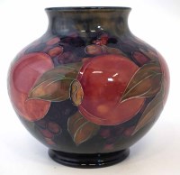 Lot 162 - Moorcroft pommegranate vase.