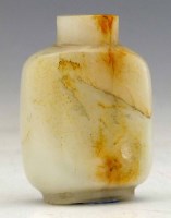 Lot 188 - Stout white and russet snuff bottle