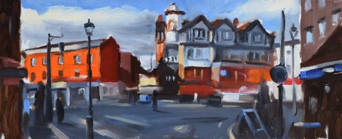 Lot 301 - Liam Spencer, Great Underbank, Stockport, oil.