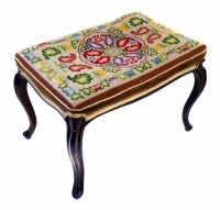 Lot 547 - Victorian rosewood stool