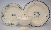 Lot 88 - Creamware small tureen Probably Wedgwood, with