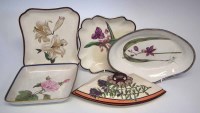 Lot 90 - Five pieces of Creamware / Pearlware painted with