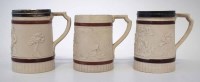 Lot 112 - Three Turner feldspathic stoneware mugs or