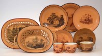 Lot 133 - Collection of Orange bodied or glazed ware, to