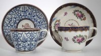 Lot 183 - Two Worcester cups and saucers
