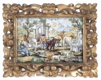 Lot 213 - Itallian Table in Gesso Frame
