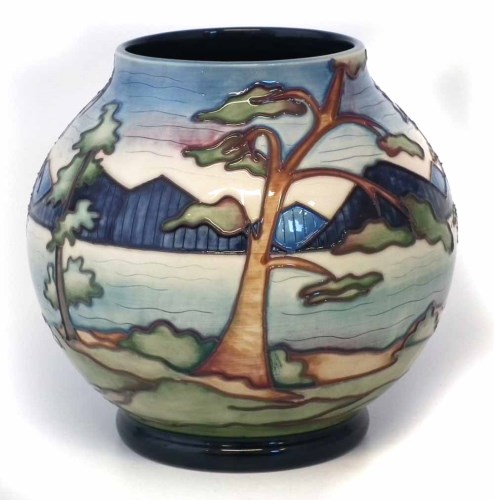 Lot 258 - Moorcroft trial vase, decorated with Algonquin