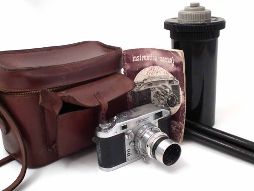 28 - Ilford Witness camera and accessories.